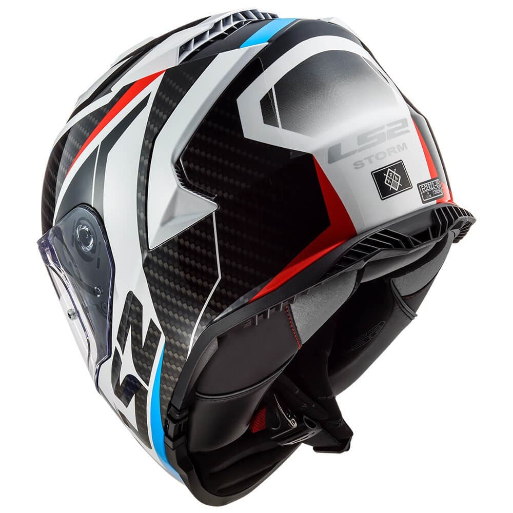 CASCO LS2 FF 800STORM RACER BLUE RED7