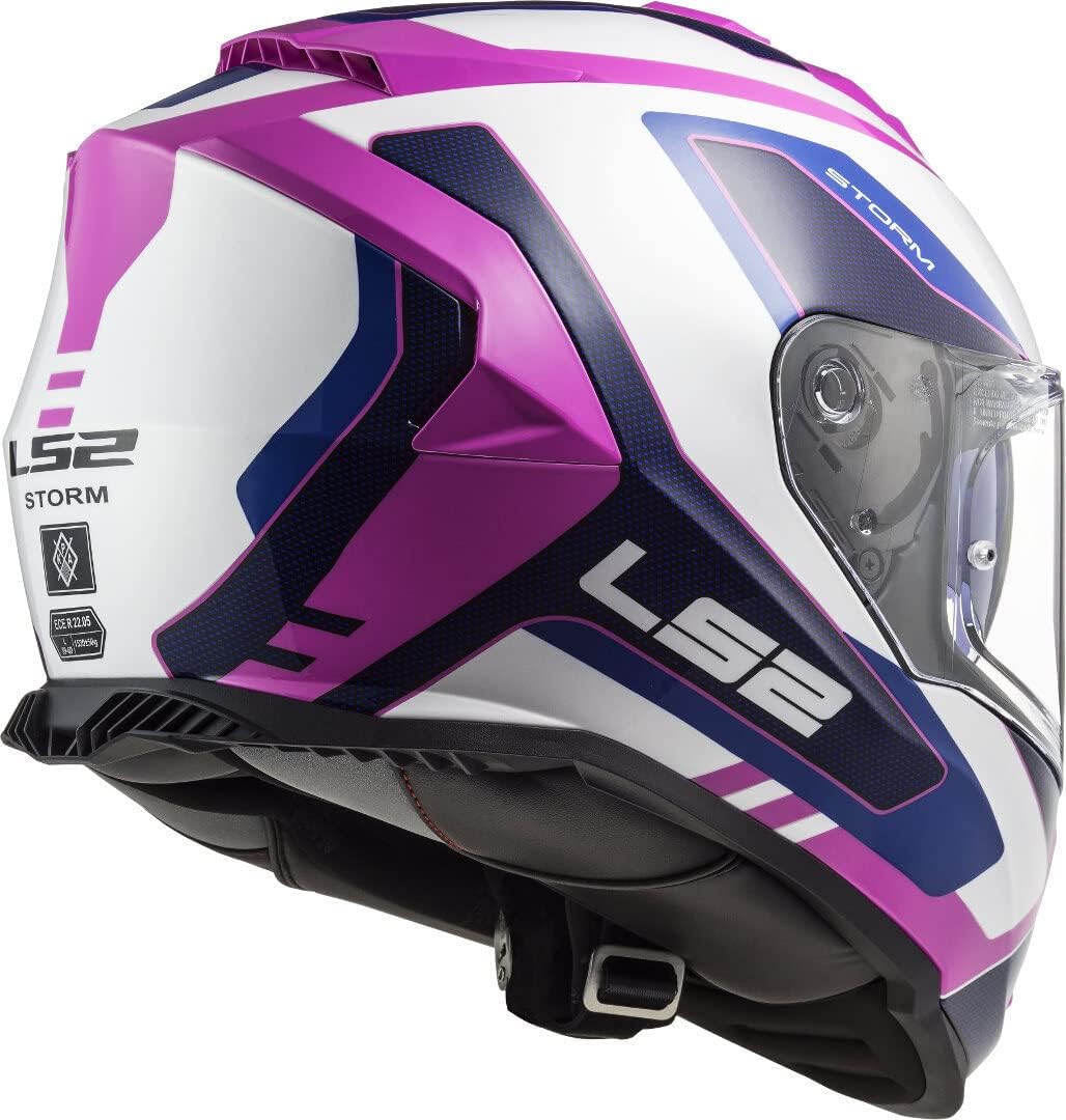 CASCO LS2 FF800 STORM TECHY WHITE PINK5