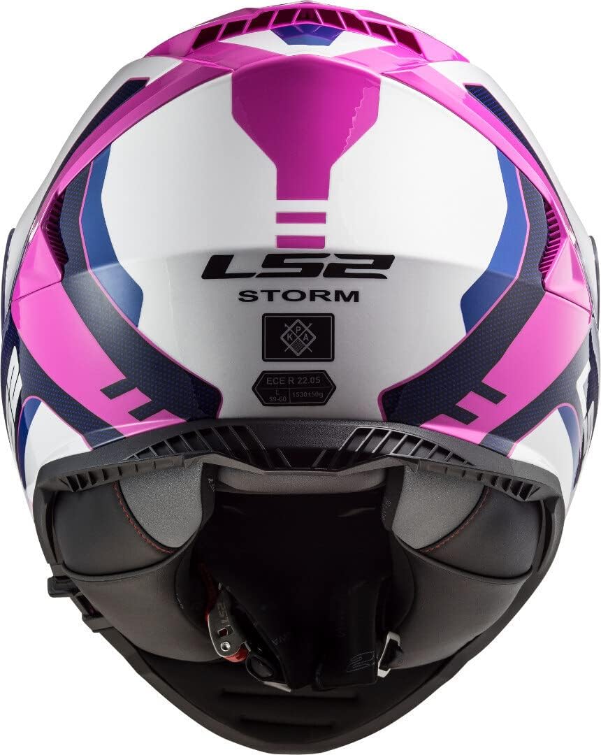 CASCO LS2 FF800 STORM TECHY WHITE PINK7