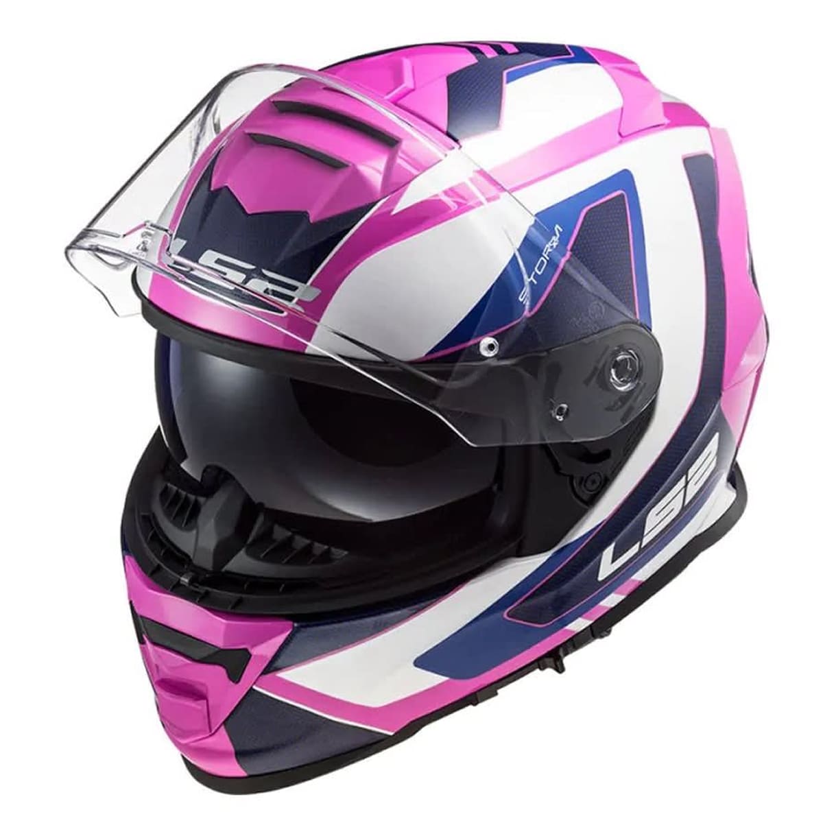 CASCO LS2 FF800 STORM II TECHY BLANCO ROSA3