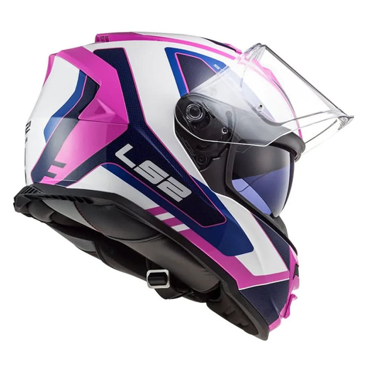 CASCO LS2 FF800 STORM II TECHY BLANCO ROSA4