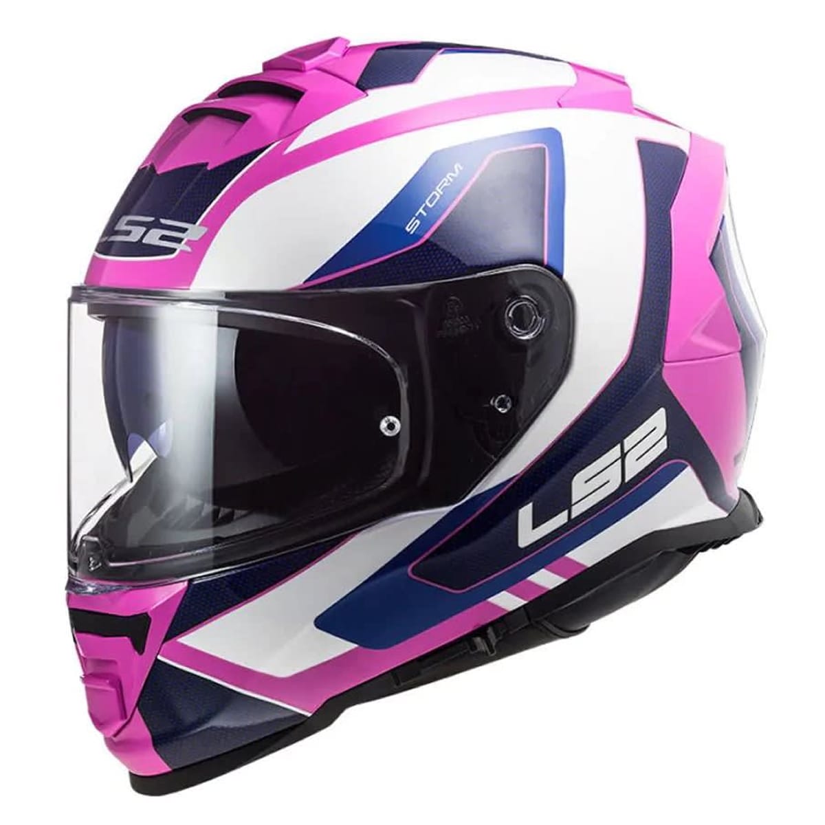 CASCO LS2 FF800 STORM II TECHY BLANCO ROSA1