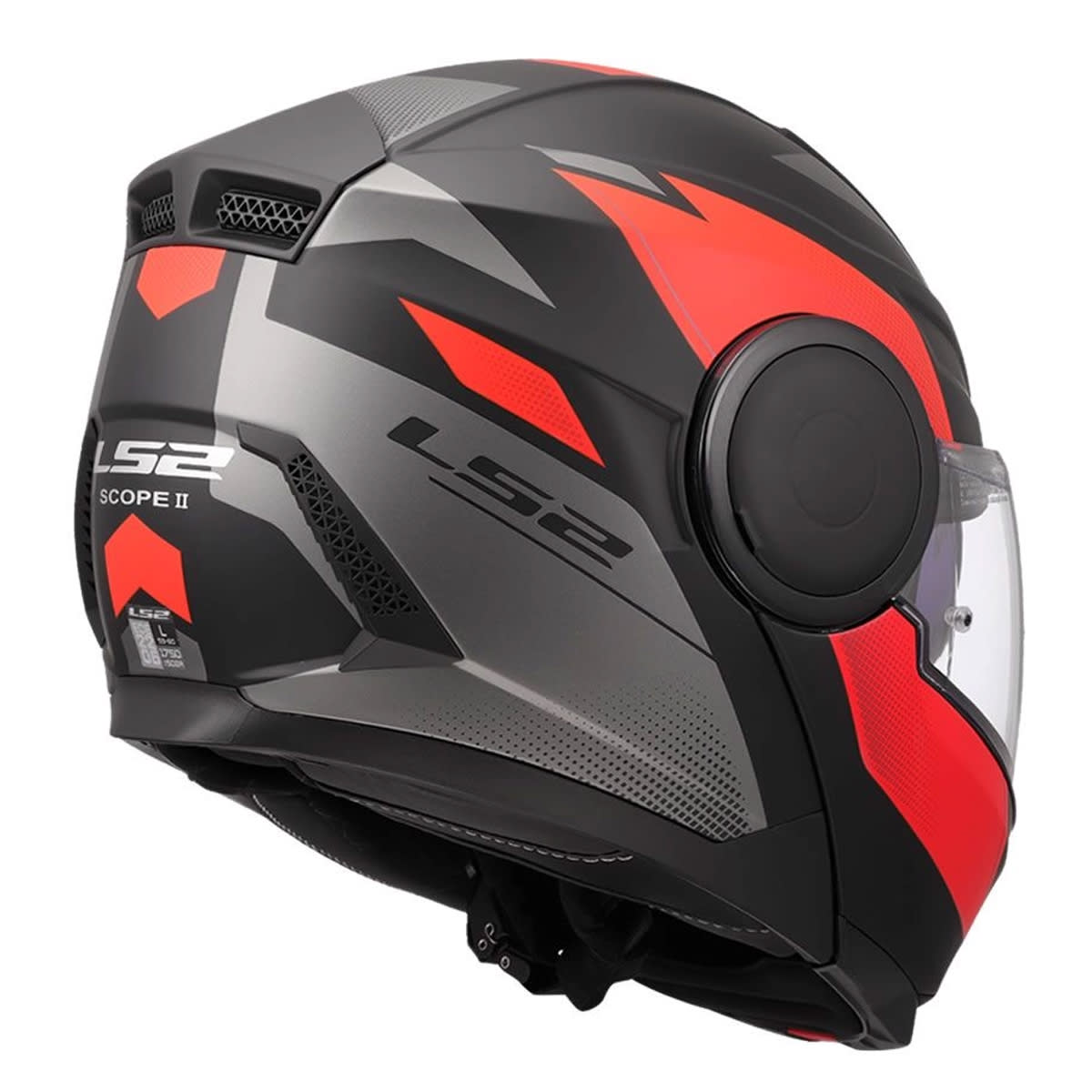 CASCO LS2 FF902 SCOPE II DURIA NEGRO ROJO MATE3