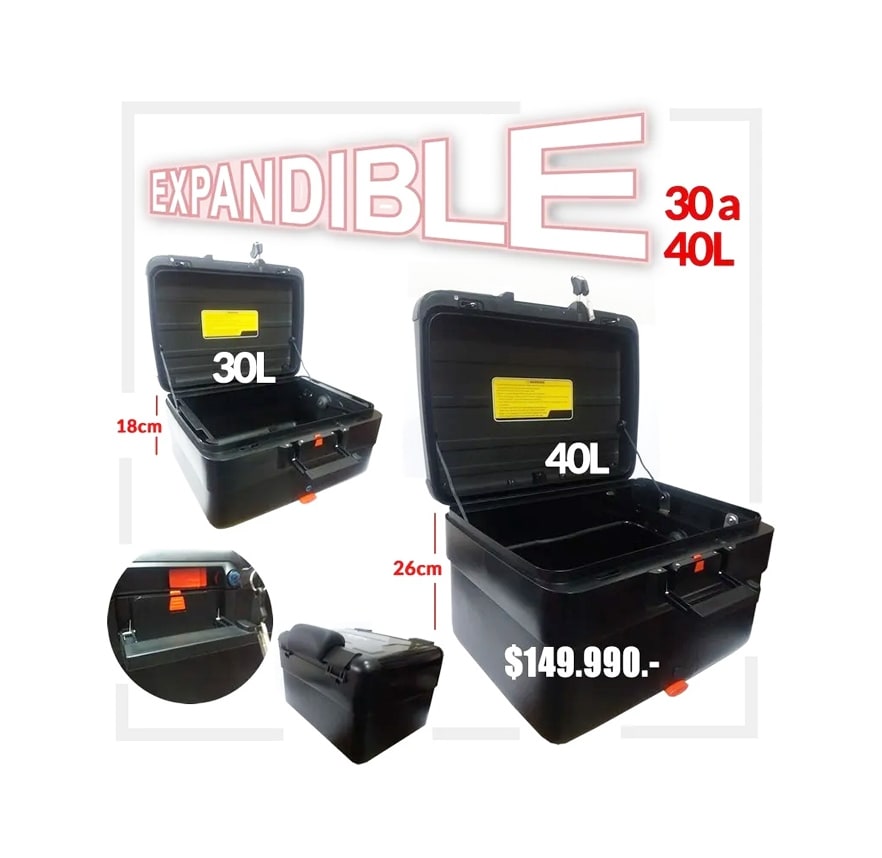 MALETA TOP CASE E-69X2