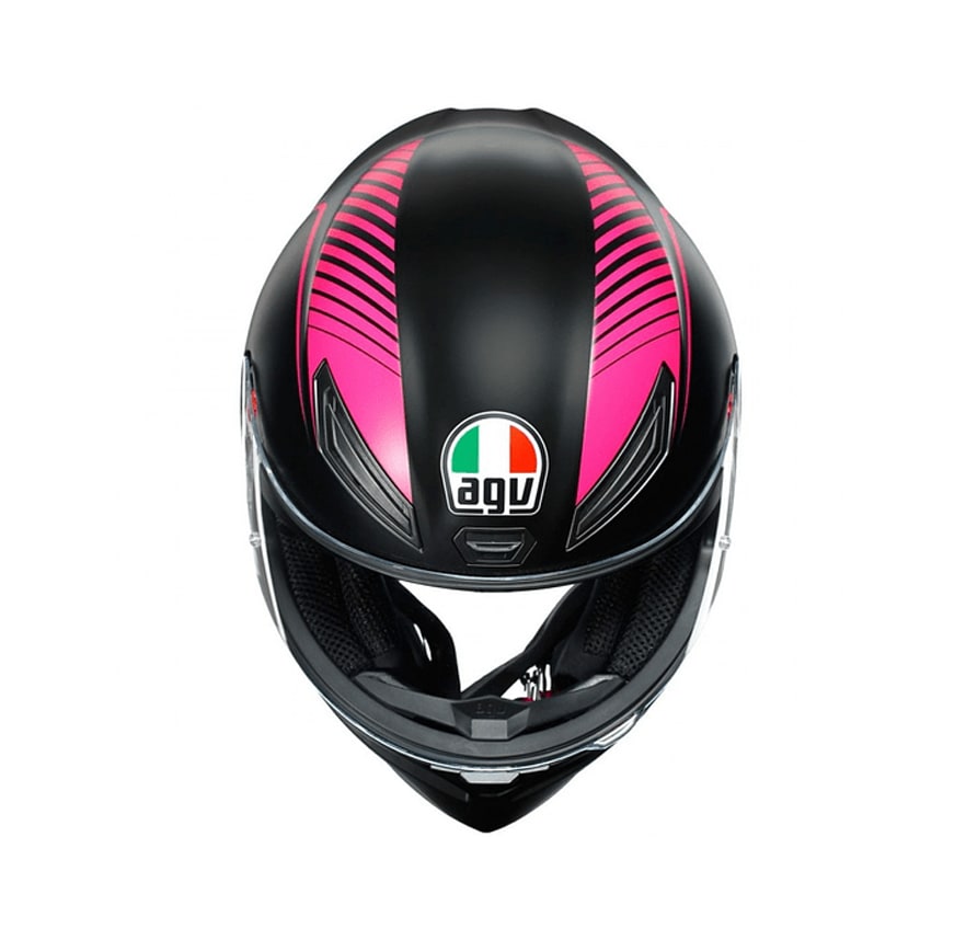 CASCO AGV K1 WARMUP FUCSIA MATT2