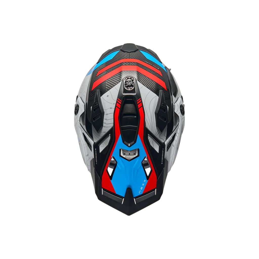 NEXX CASCO X.WED3 FURKA ROJO AZUL CARBONO4