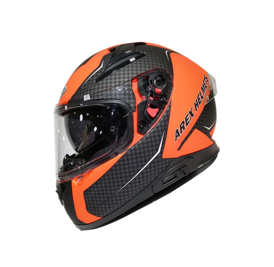 CASCO AREX FURY MR-917 CARBON NARANJO1