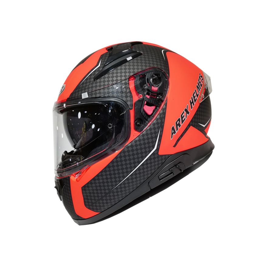 CASCO AREX FURY MR-917 CARBON ROJO1