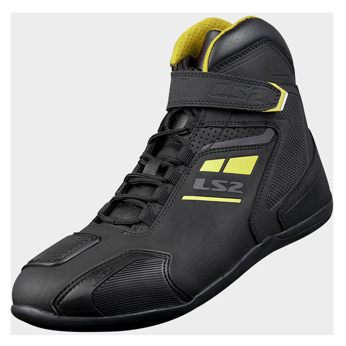 BOTA LS2 GARRA NEGRA AMARILLA HOMBRE1