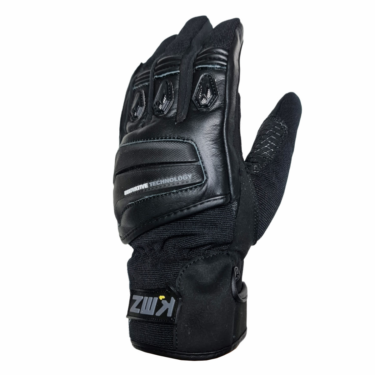 GUANTES CUERO KMZ RAPTOR II FULL NEGRO3