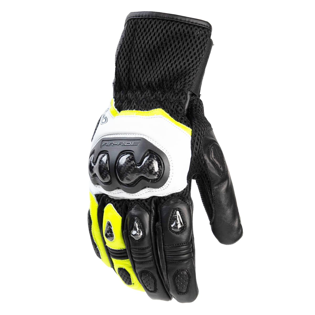 GUANTE ARMAD AIR MESH NEGRO/BCO/AMAR6