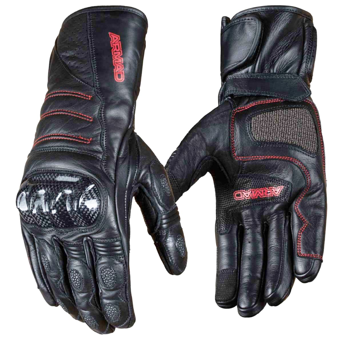 GUANTE CUERO ARMAD MIKE GP FULL NEGRO1