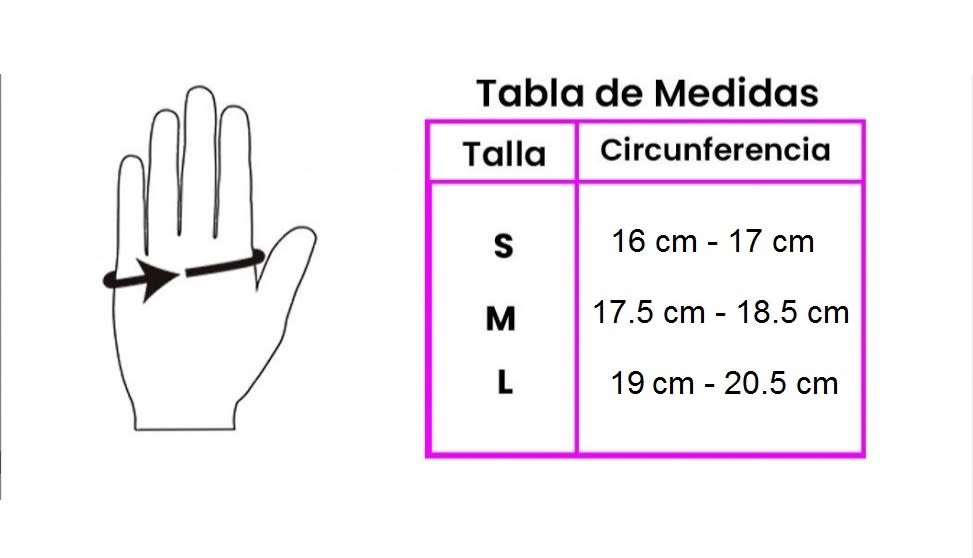 GUANTE AREX VIVI LADY NEGRO/ROSA5