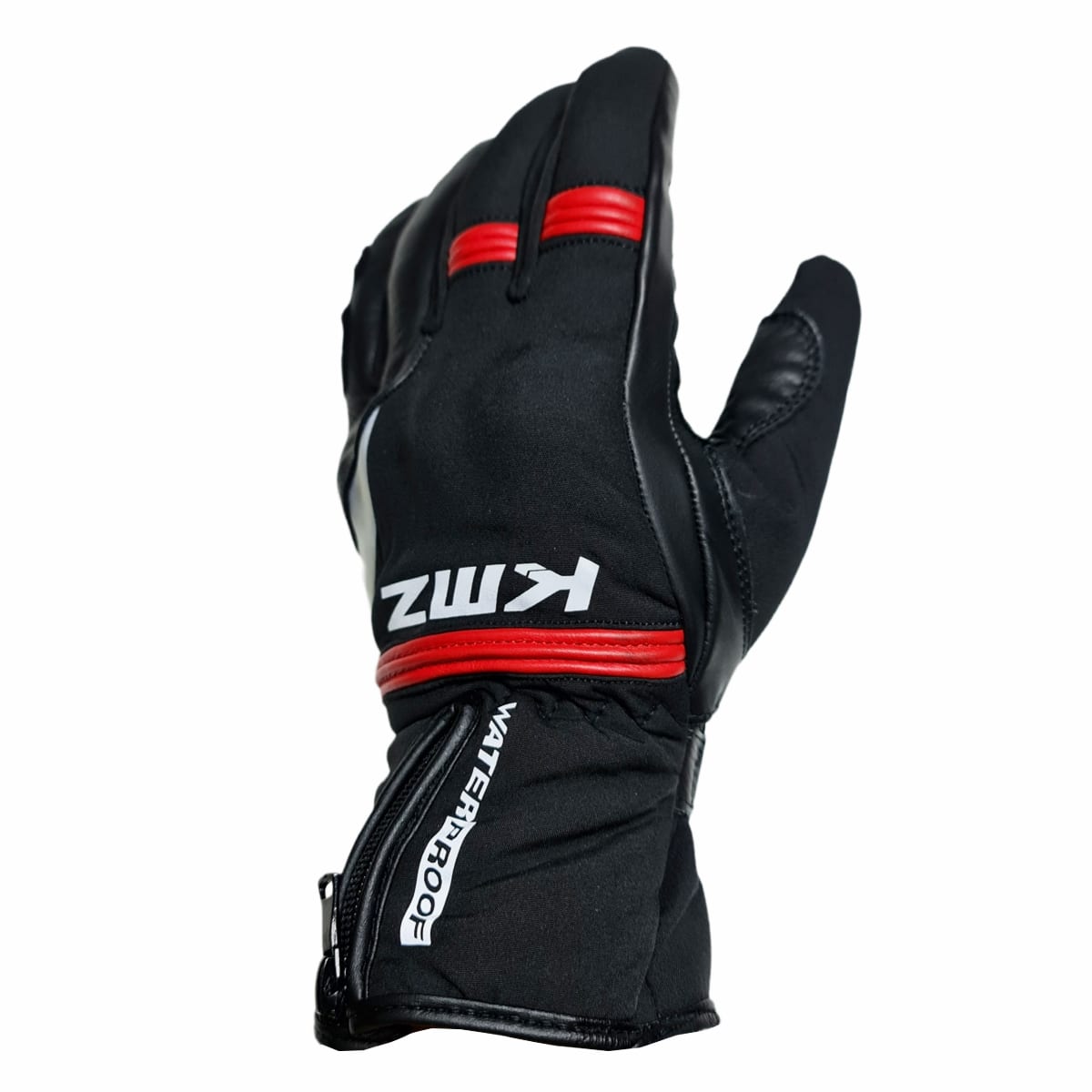 GUANTE KMZ INVIERNO NEGRO/ROJO1