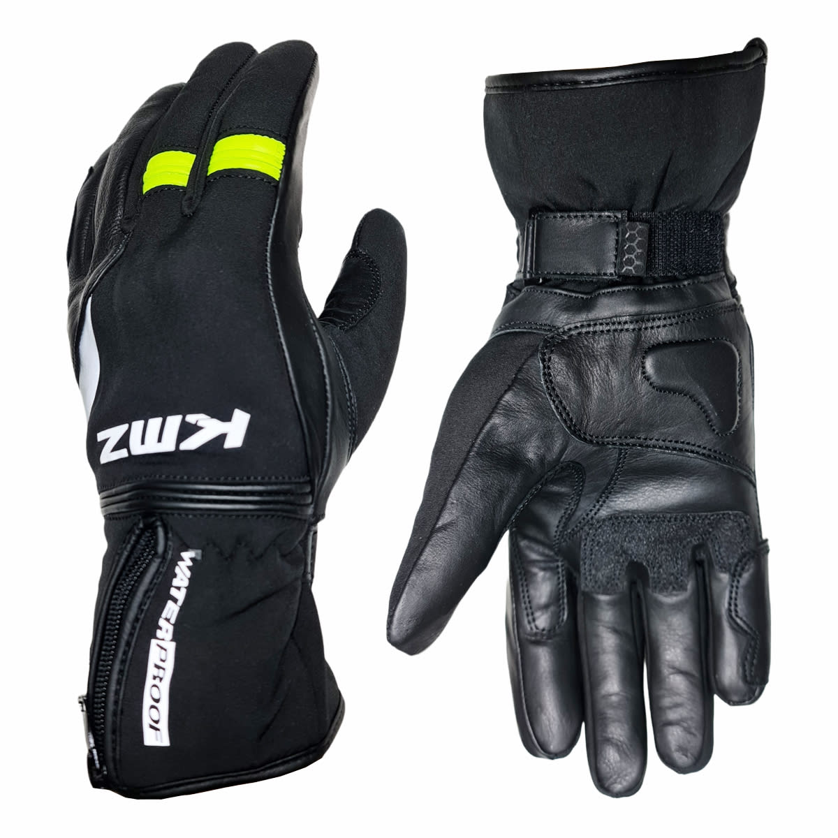 GUANTE KMZ INVIERNO NEGRO/AMARILLO3