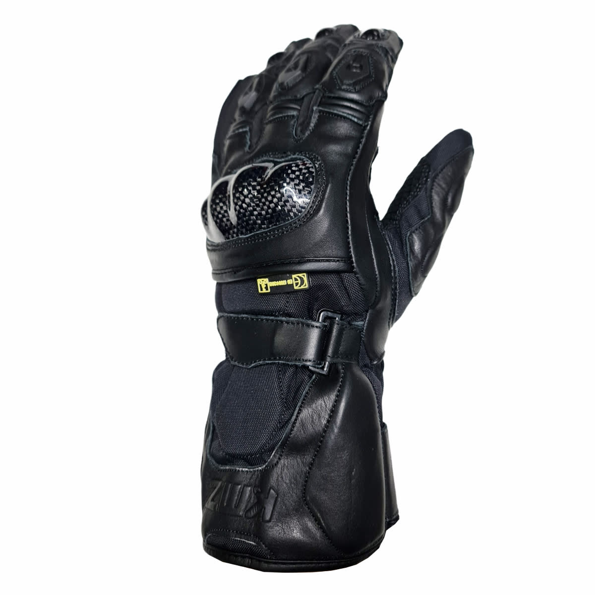 GUANTE CUERO KMZ HIGHWAY NEGRO1