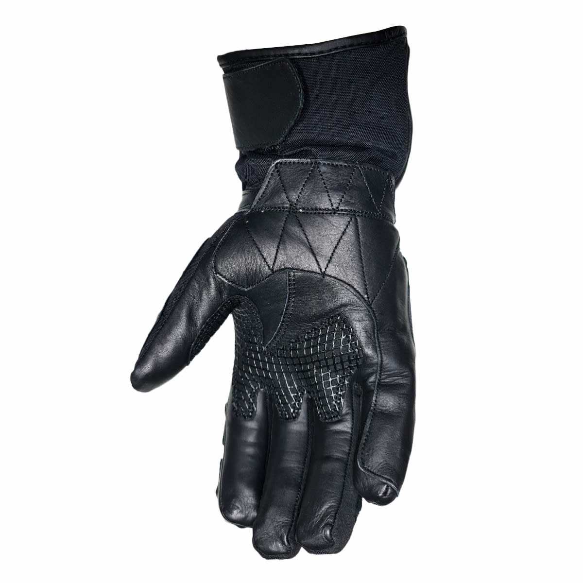 GUANTE CUERO KMZ HIGHWAY NEGRO2