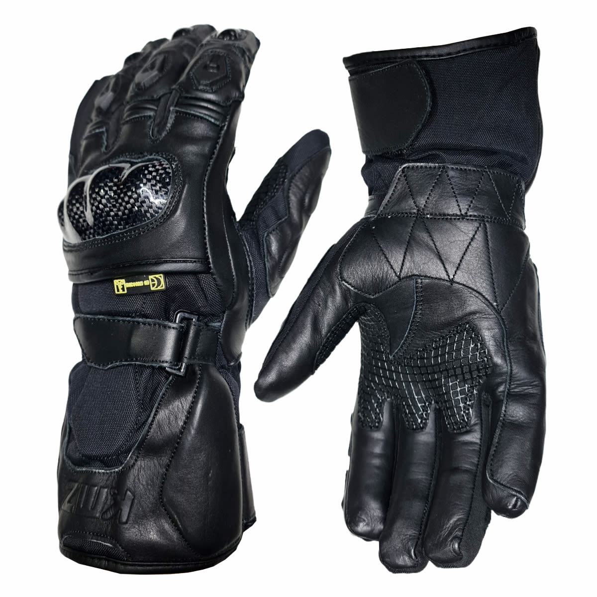 GUANTE CUERO KMZ HIGHWAY NEGRO3