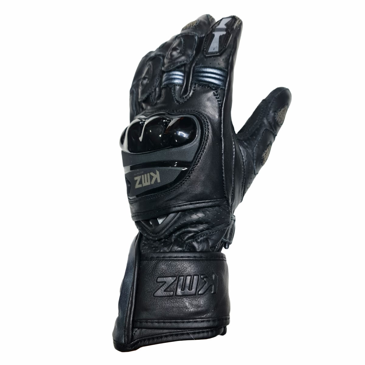 GUANTE CUERO KMZ SLOT FULL NEGRO1