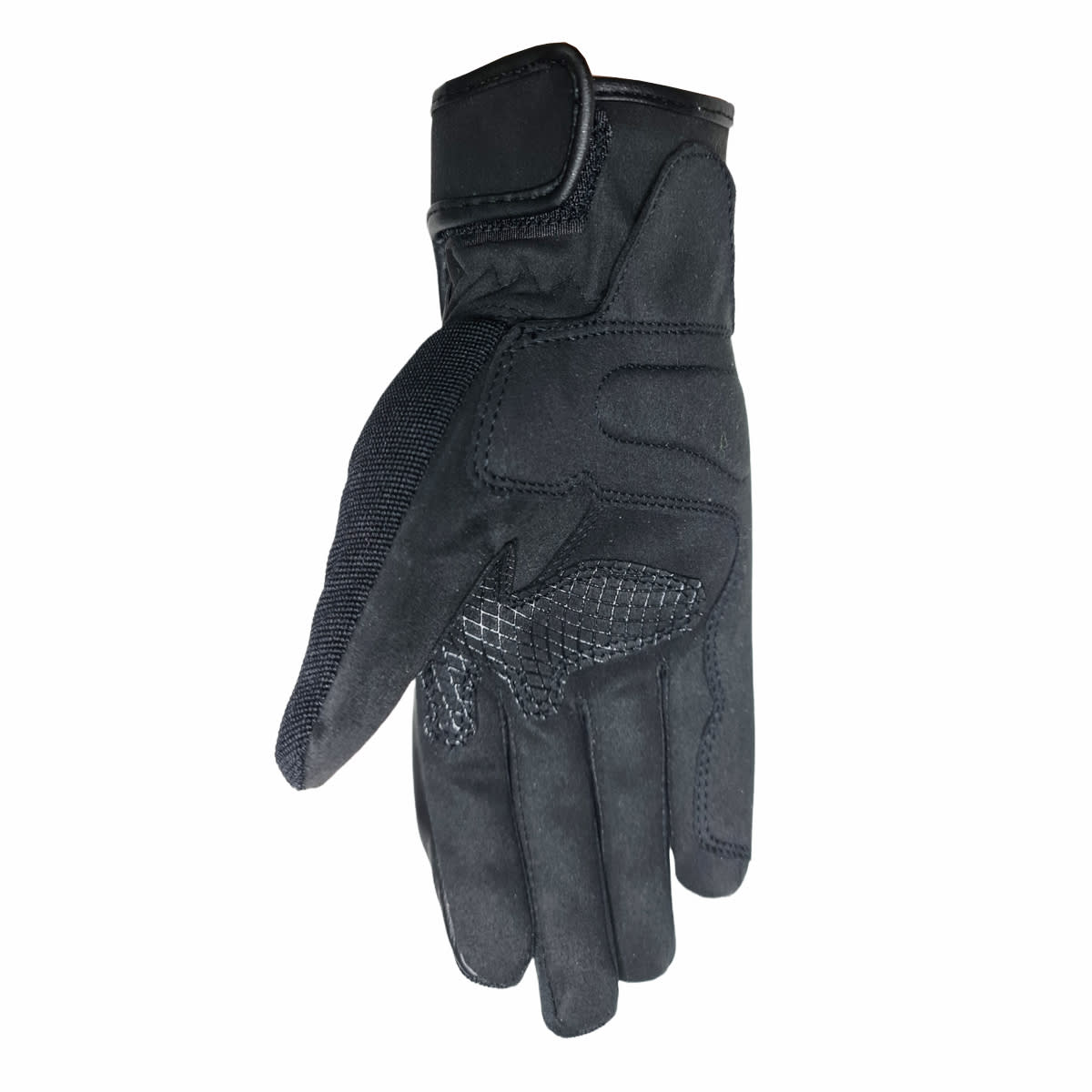 GUANTES CUERO KMZ RAPTOR II NEGRO/AMARILLO2