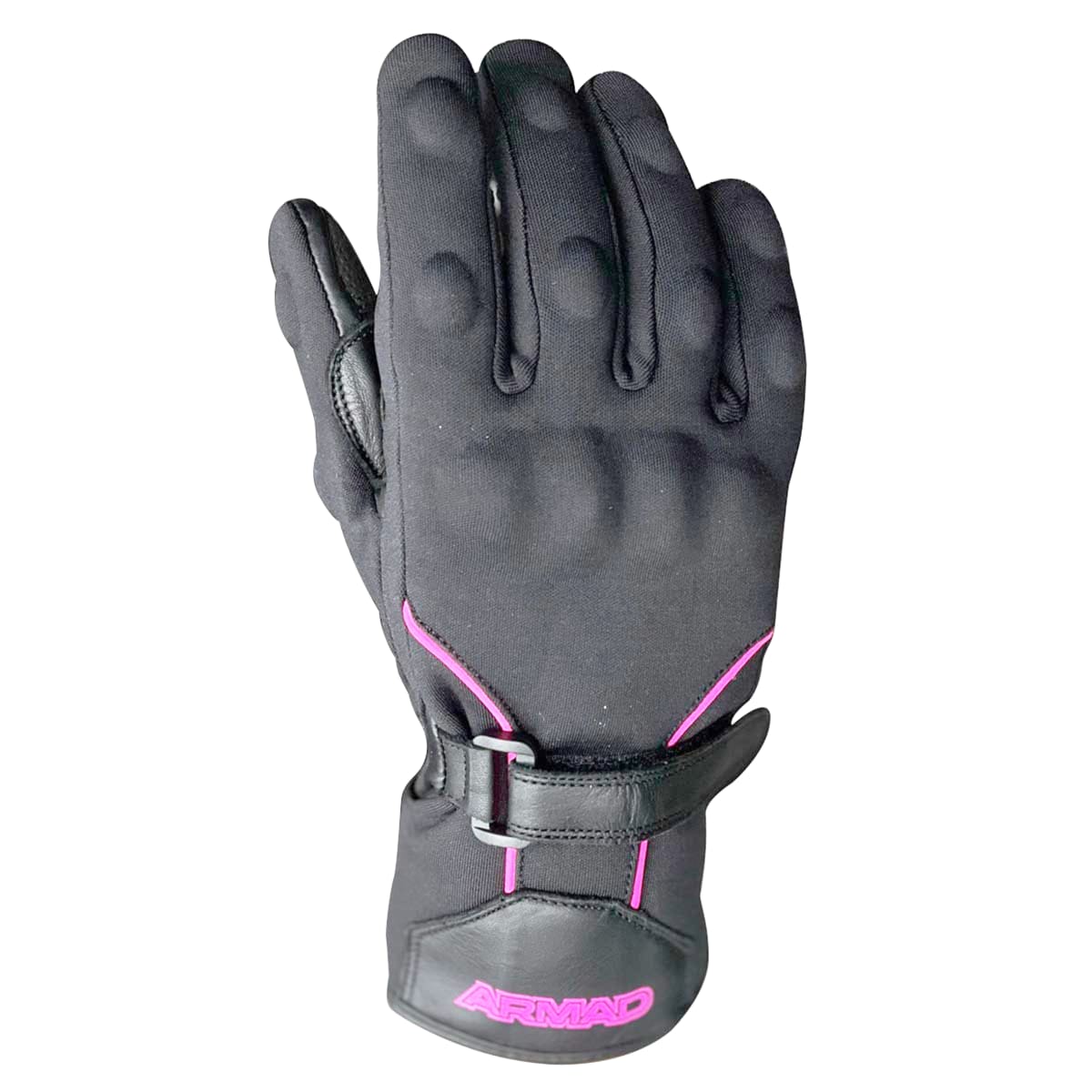 GUANTE ARMAD REYA LADY NEGRO ROSA3