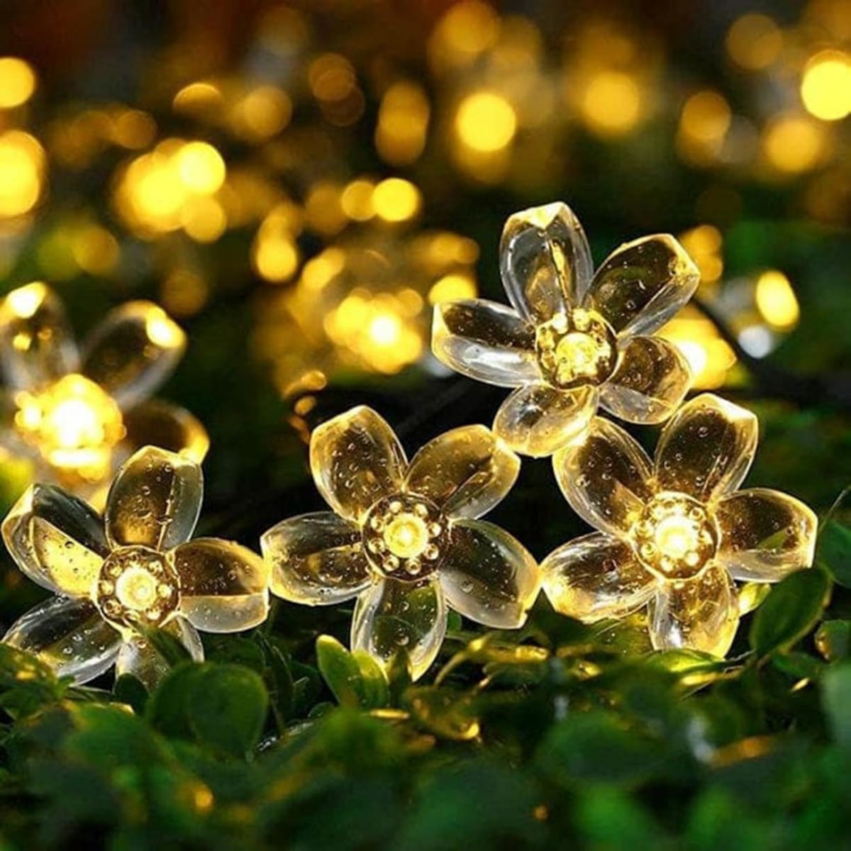 LUZ SOLAR FLOR CALIDA DECORATIVA 30 LED 6M2