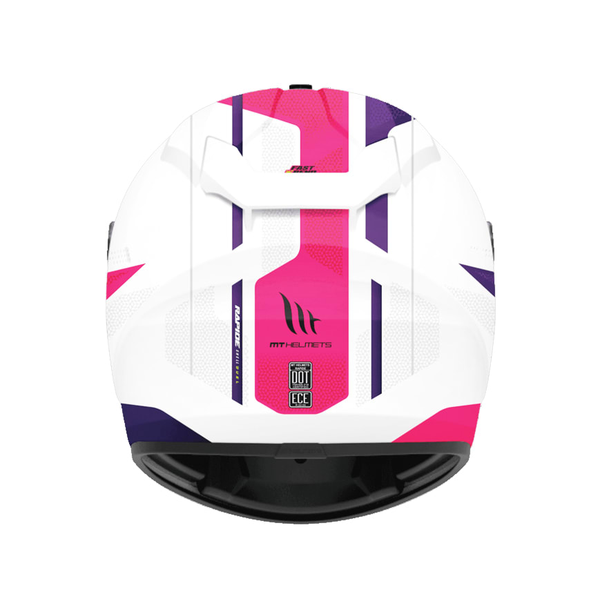 CASCO MT RAPIDE DUEL H9 ROSA/PERLA BRILLO3