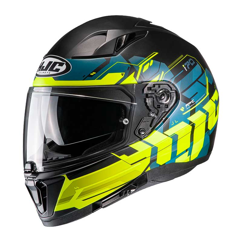 CASCO HJC i70 ALLIGON MC3HSF NEGRO AMARILLO FLUOR1