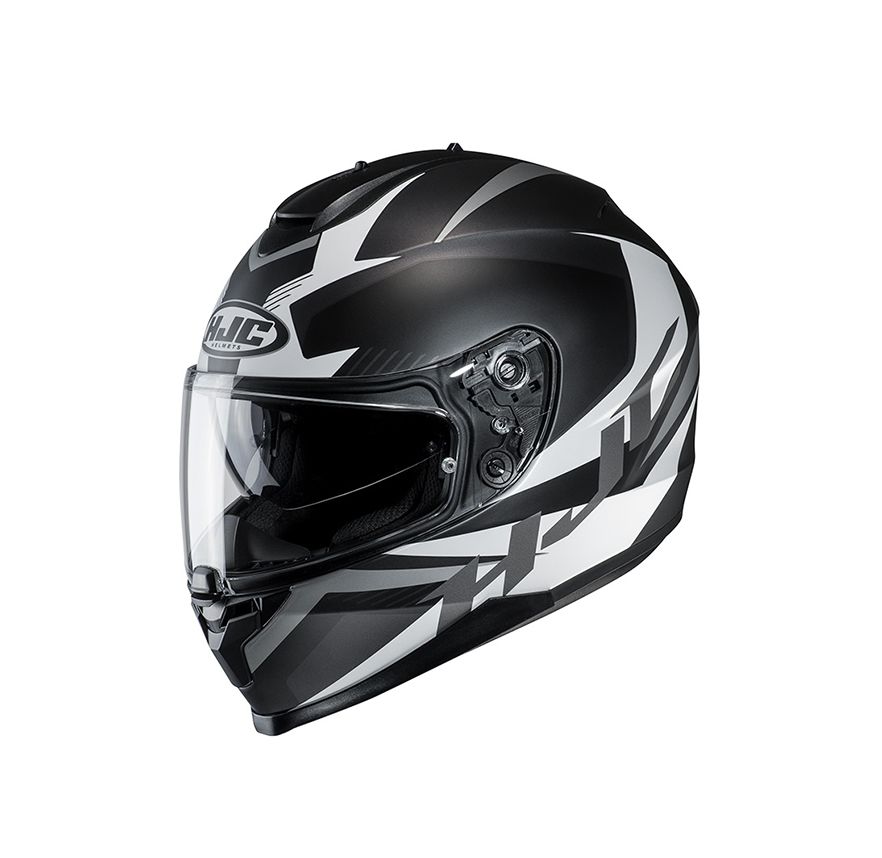 CASCO HJC C70 TROKY NEGRO BLANCO1