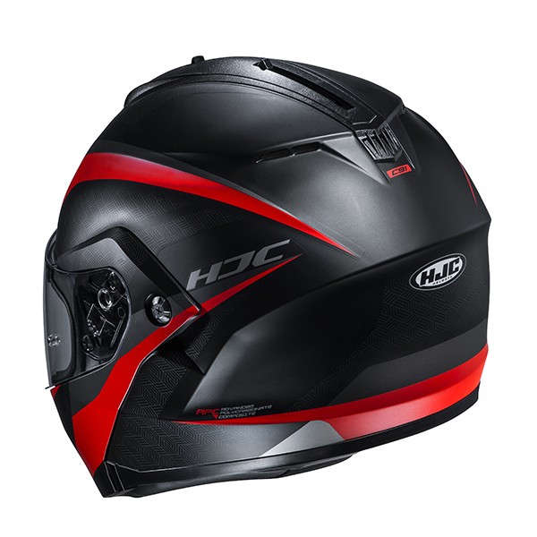 CASCO HJC C91 TALY MC1SF NEGRO ROJO3