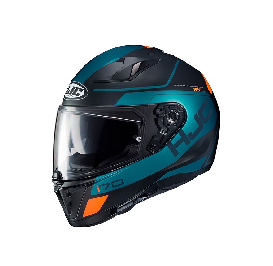 CASCO HJC I70 KARON NEGRO VERDE NARANJO1