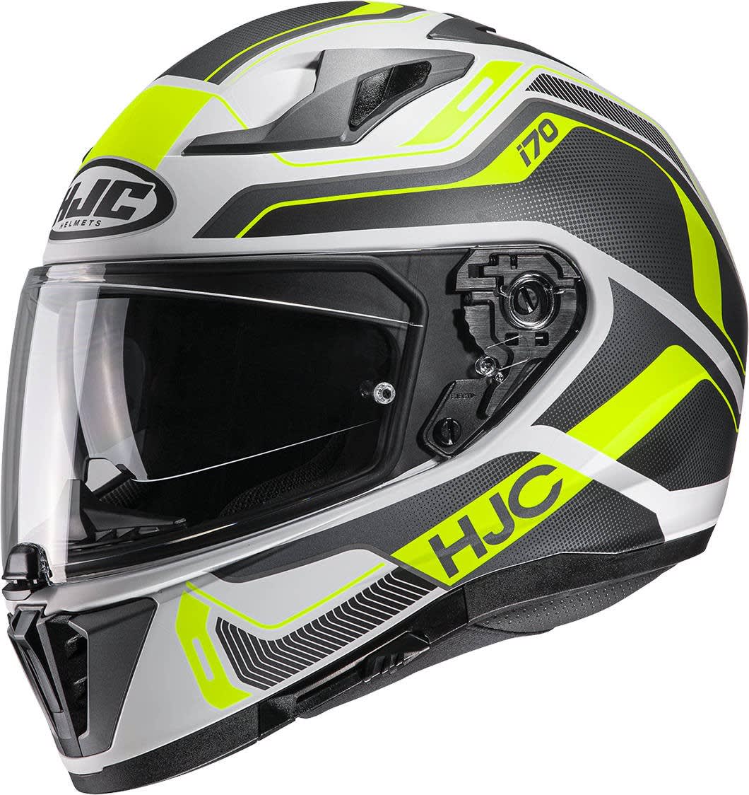 CASCO HJC i70 LONEX MC3HSF BCO/GRIS/AMARILLO FLUOR1