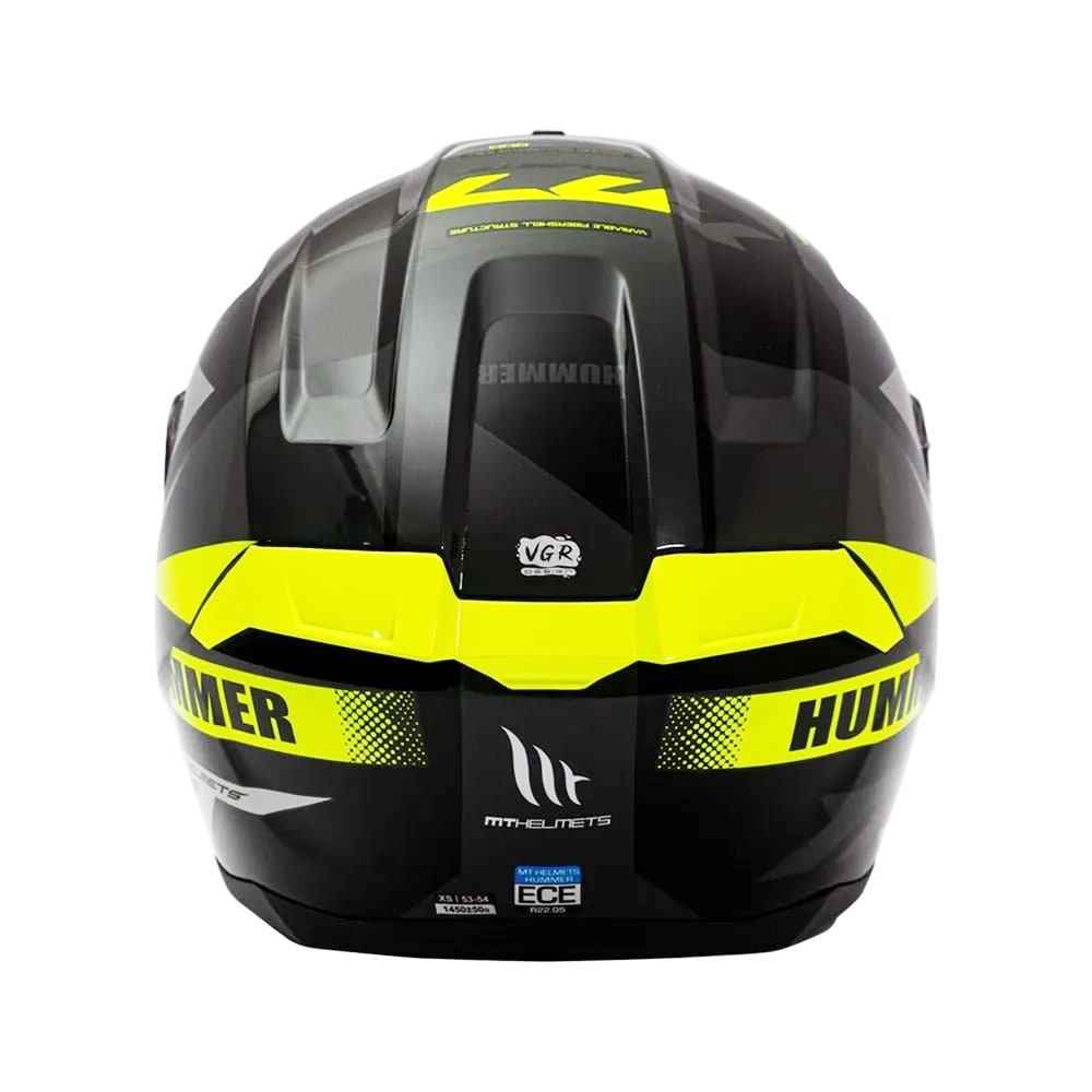 CASCO MT FF114 HUMMER QUO B13 AMARILLO FLUOR BRILLO4