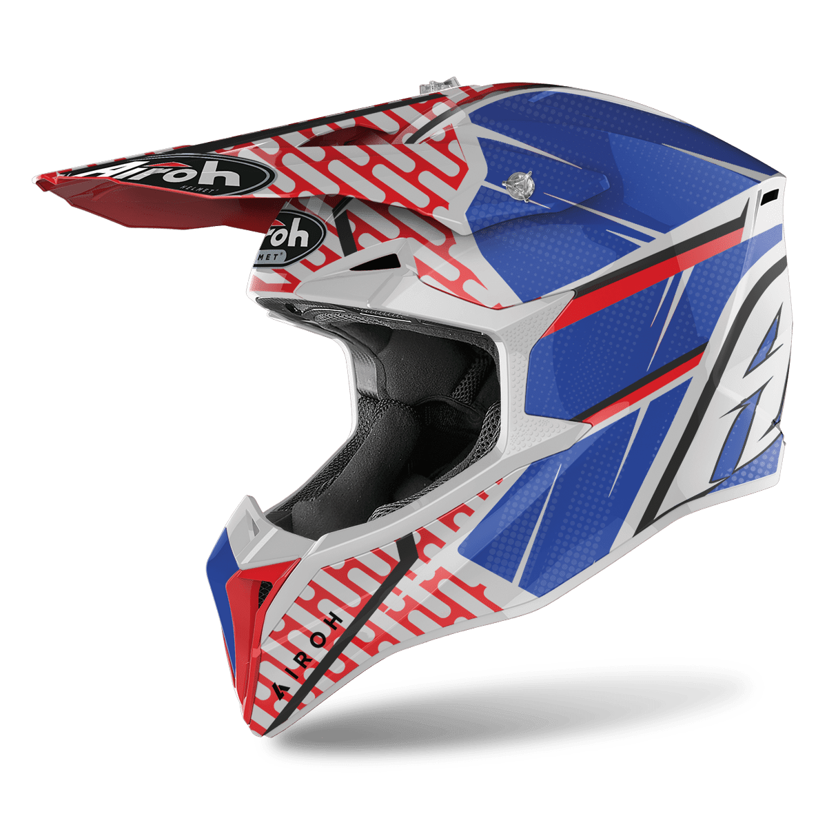 CASCO AIROH WRAAP IDOL ROJO AZUL BRILLO1