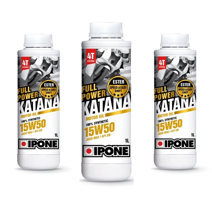 LUBRICANTE IPONE POWER KATANA 100% SINTETICO 15W50 1L1