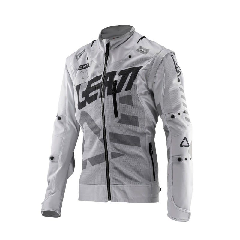 CHAQUETA LEATT GPX 4.5 X-FLOW BLANCO GRIS2