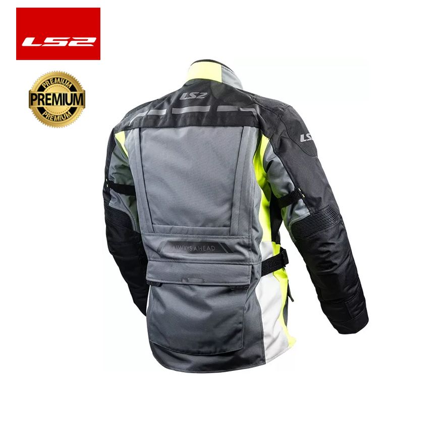 CHAQUETA LS2 LANCE GRIS HOMBRE (3 CAPAS)2