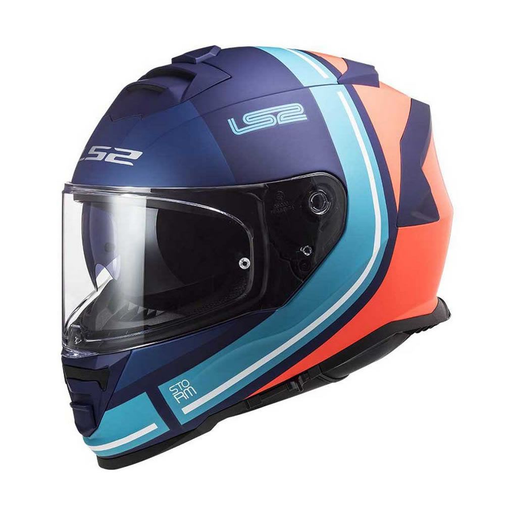 CASCO LS2 FF800 STORM SLANT AZUL NARANJA MATTE1