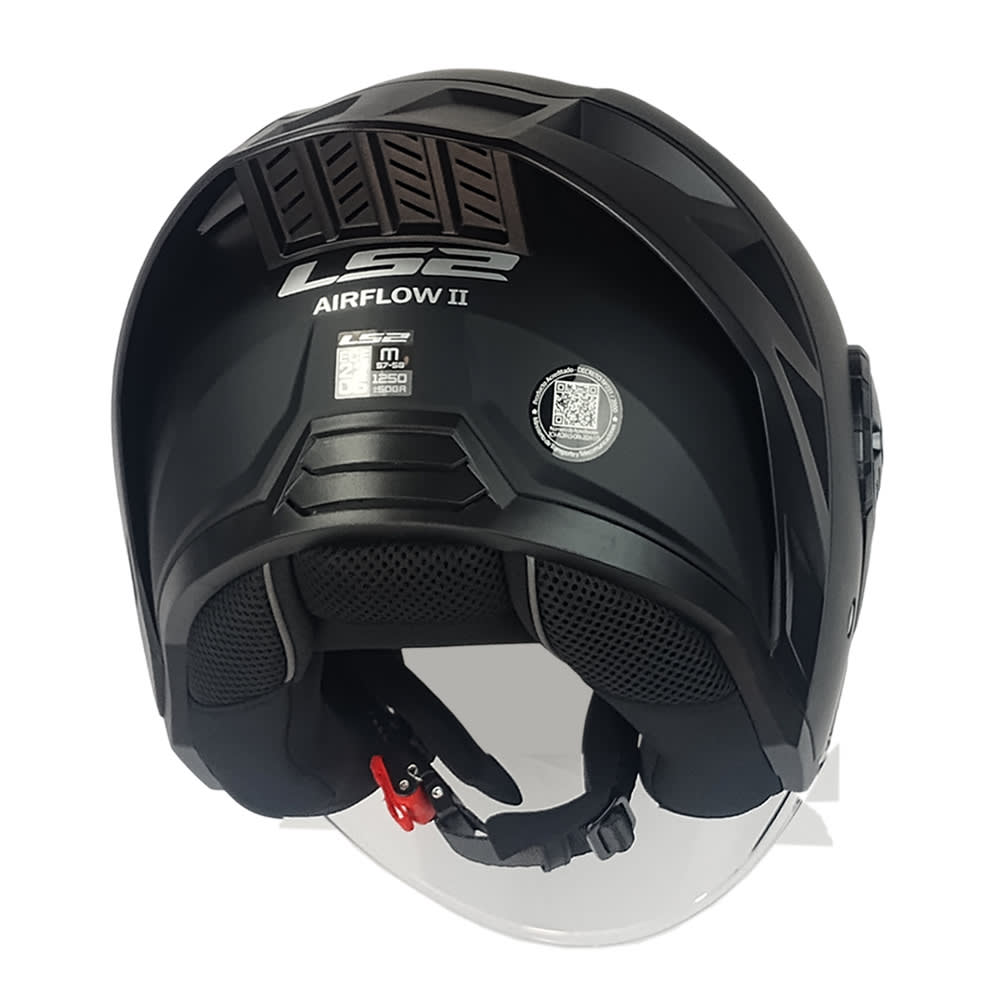 CASCO ABIERTO LS2 OF616 AIRFLOW II NEGRO MATTE2