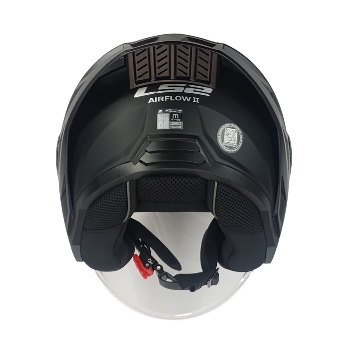 CASCO ABIERTO LS2 OF616 AIRFLOW II NEGRO MATTE4