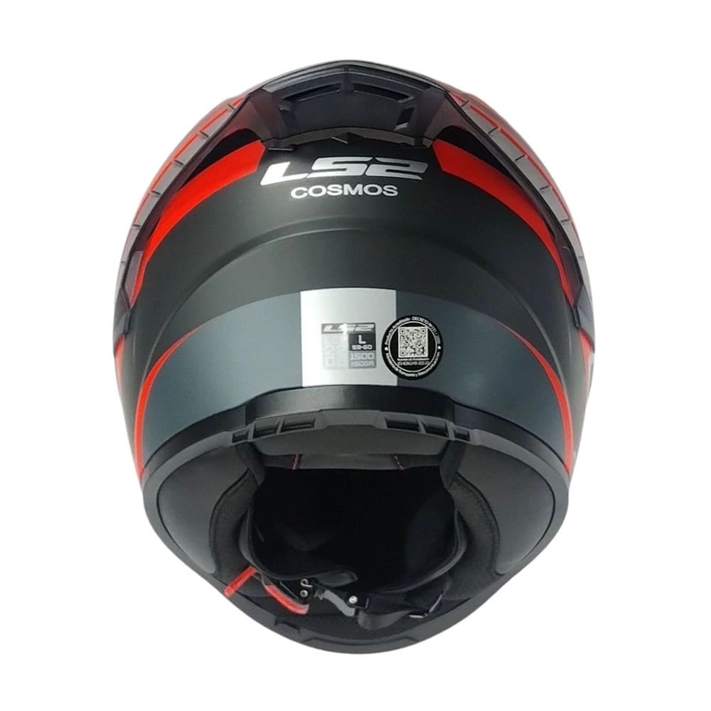 CASCO LS2 FF816 COSMOS MODOK NG ROJO MAT SPOILER TRANSPARENTE6