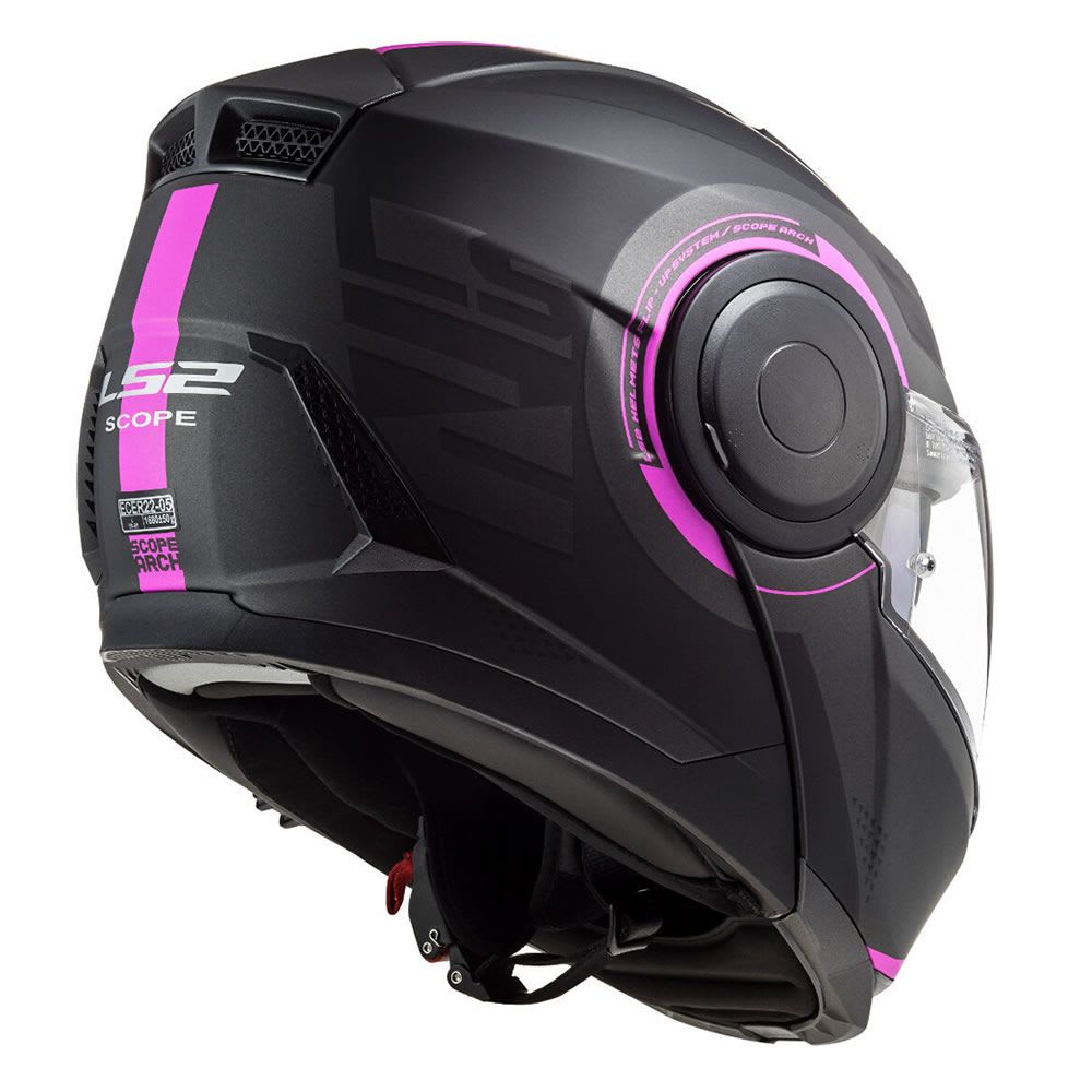 CASCO LS2 FF 902 SCOPE ARCH ROSA TITANIO MATE2