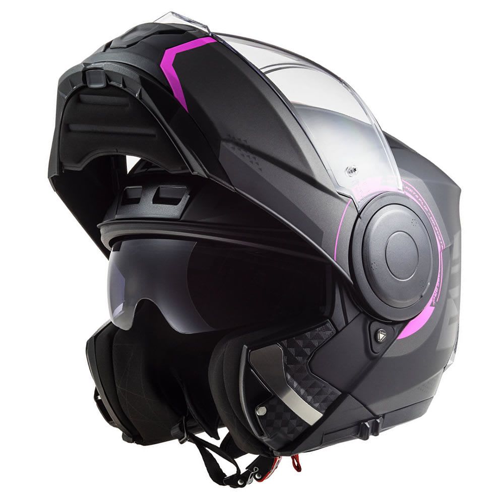 CASCO LS2 FF 902 SCOPE ARCH ROSA TITANIO MATE3