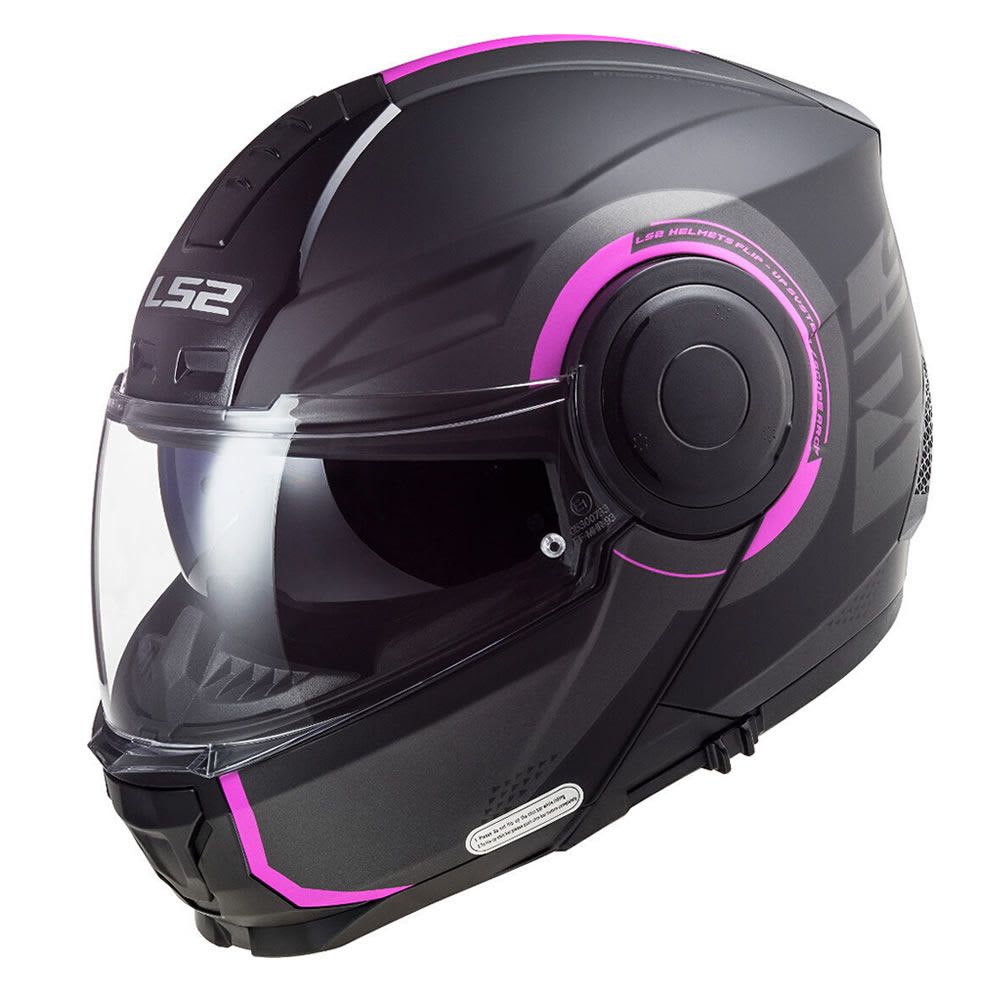 CASCO LS2 FF 902 SCOPE ARCH ROSA TITANIO MATE1