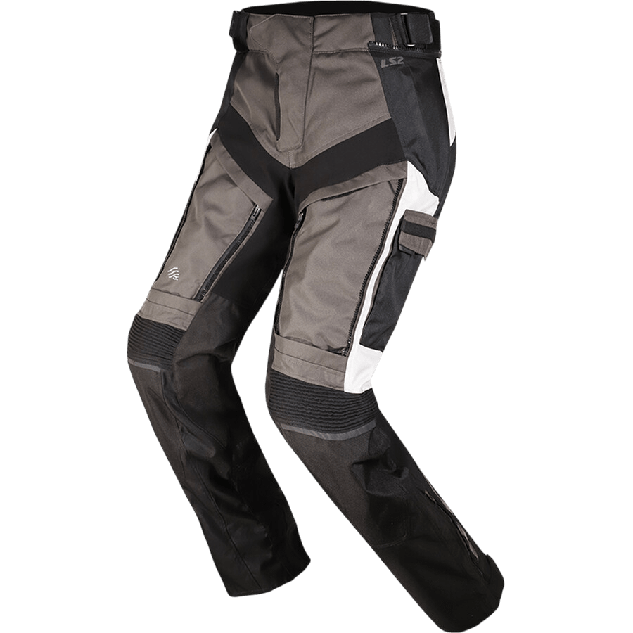 PANTALON LS2 NORWAY NEGRO GRIS1