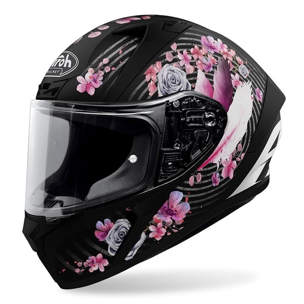 CASCO AIROH VALOR MAD NEGRO ROSA MATE1