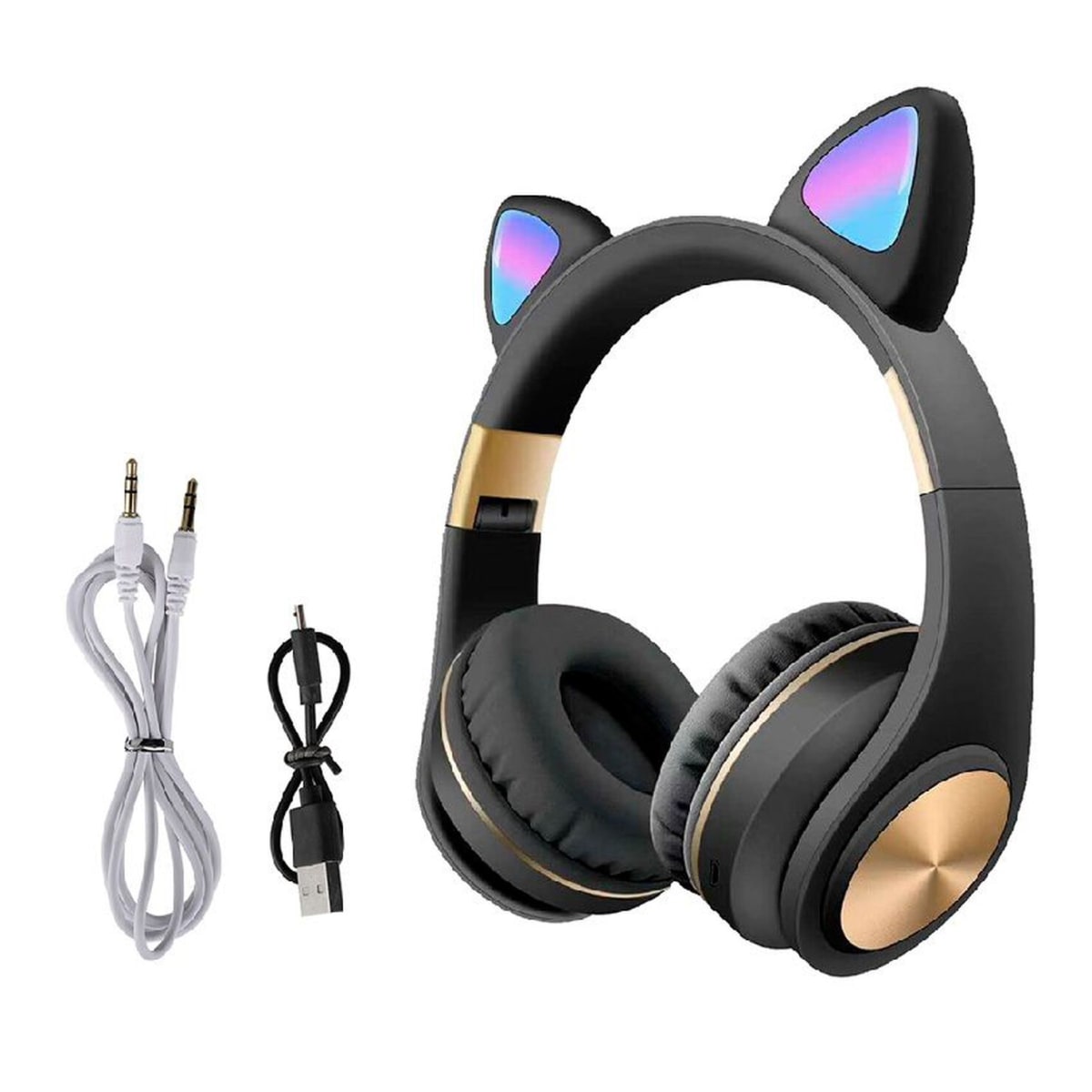 AUDIFONOS OREJAS DE GATO M1 COLORES MR-924704 (60)4