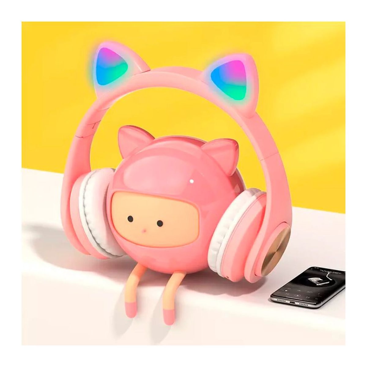 AUDIFONOS OREJAS DE GATO M1 COLORES MR-924704 (60)3