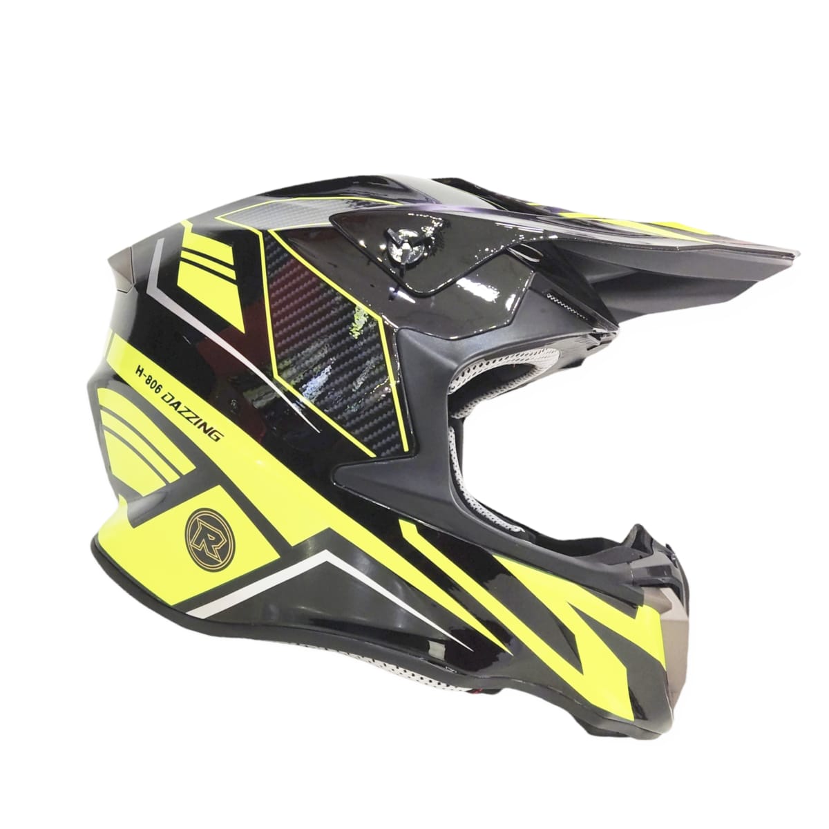 CASCO CROSS AREX MR-806 NEGRO AMARILLO4