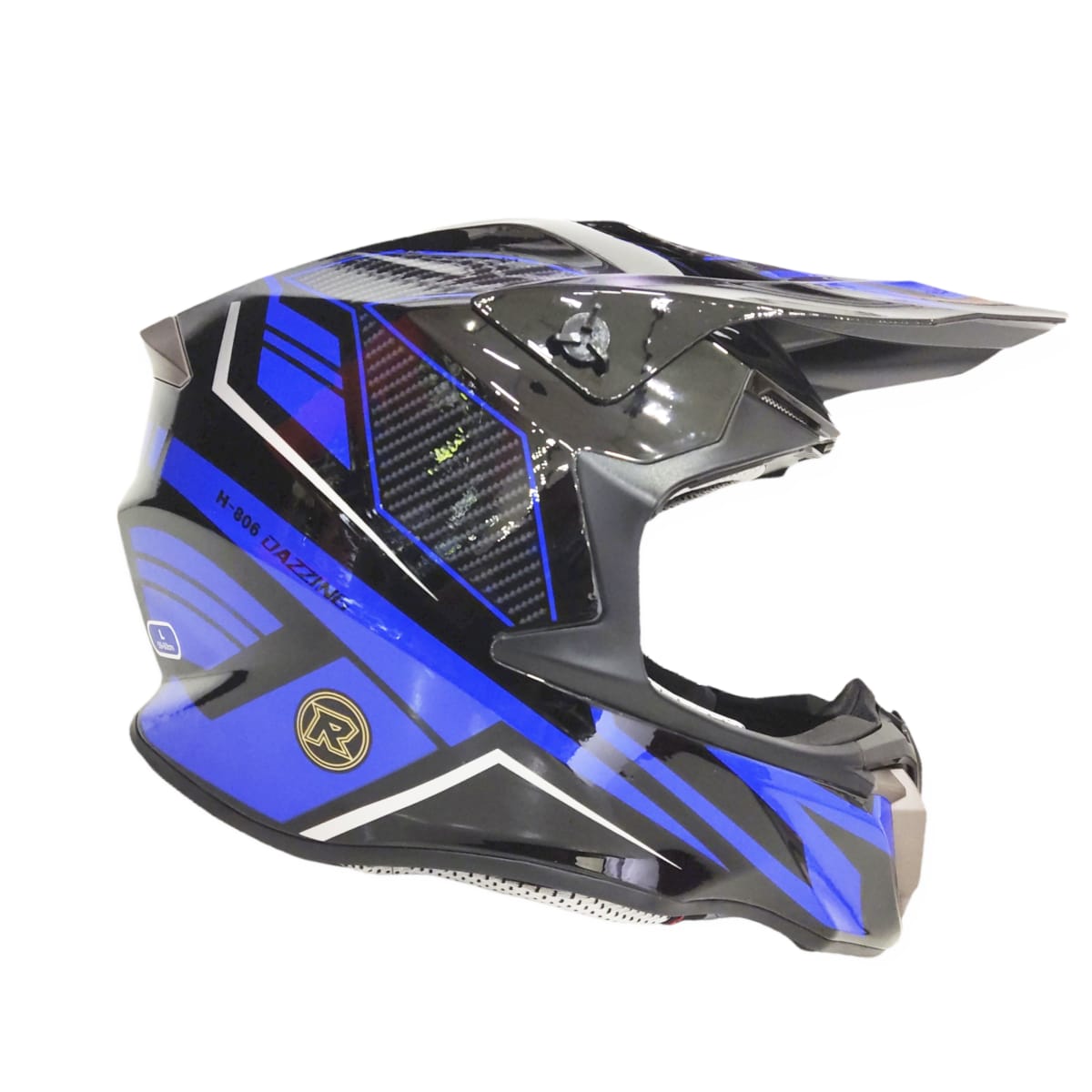 CASCO CROSS AREX MR-806 NEGRO AZUL4